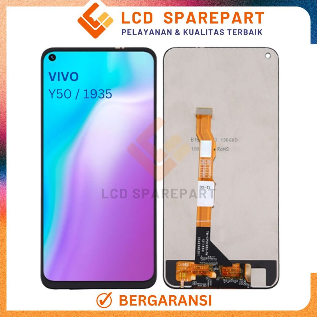 LCD Touchscreen Vivo Y50, Vivo 1935 ORI Fullset