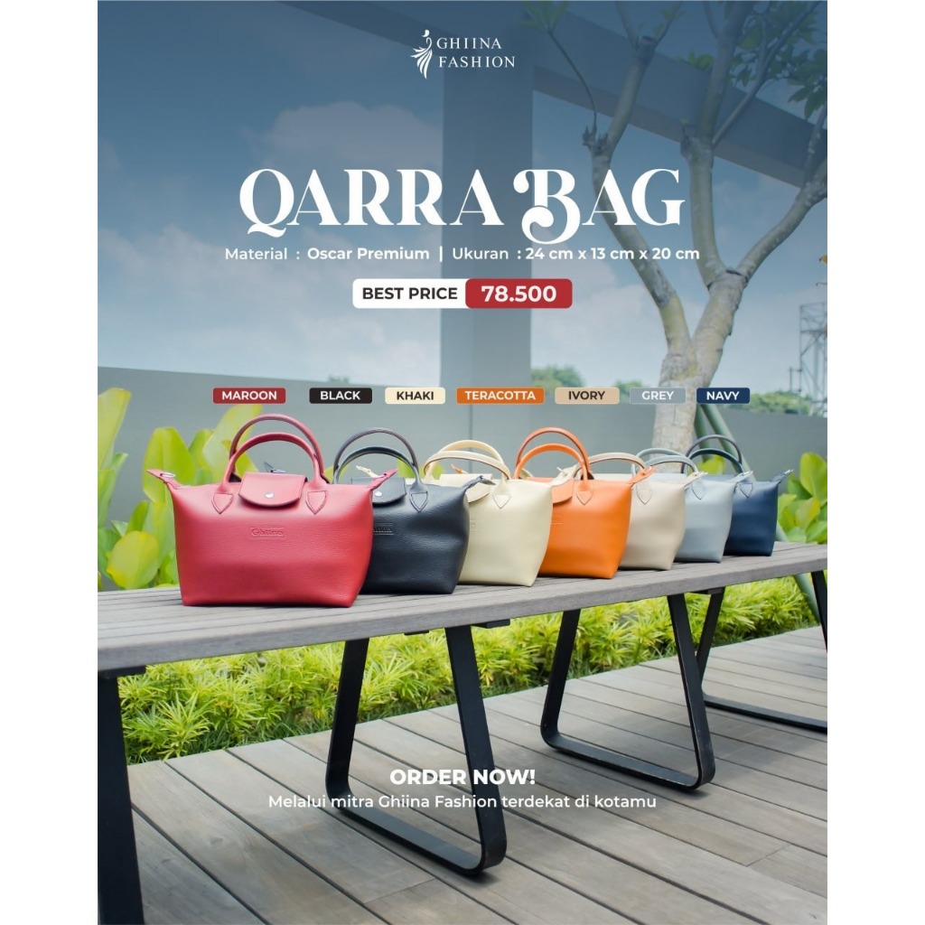 Ghiina fashion/ Qarra Bag_Tas slempang tas wanita tas murah tas jinjing tas kondangan