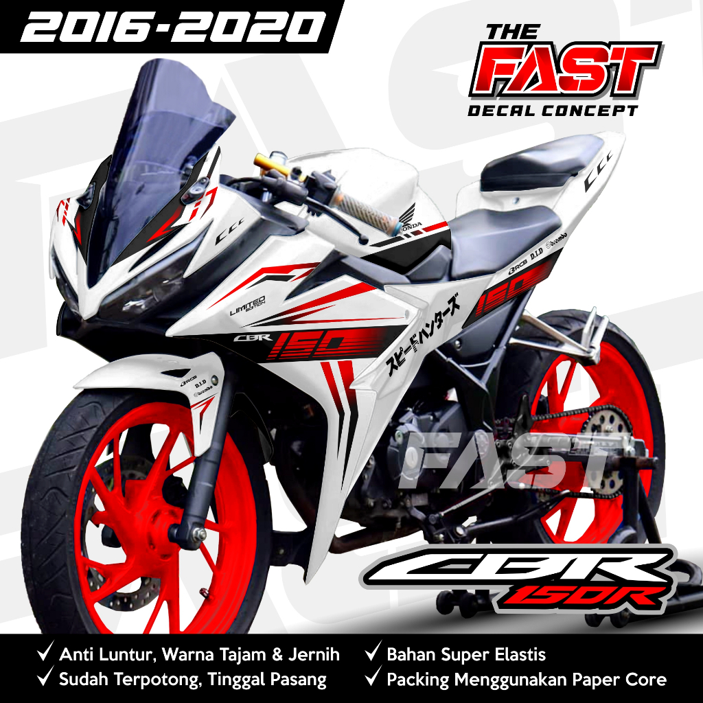 decal stiker full body cbr pacelift cbr/2016/2020 stiker decal motif terbaru terlaris