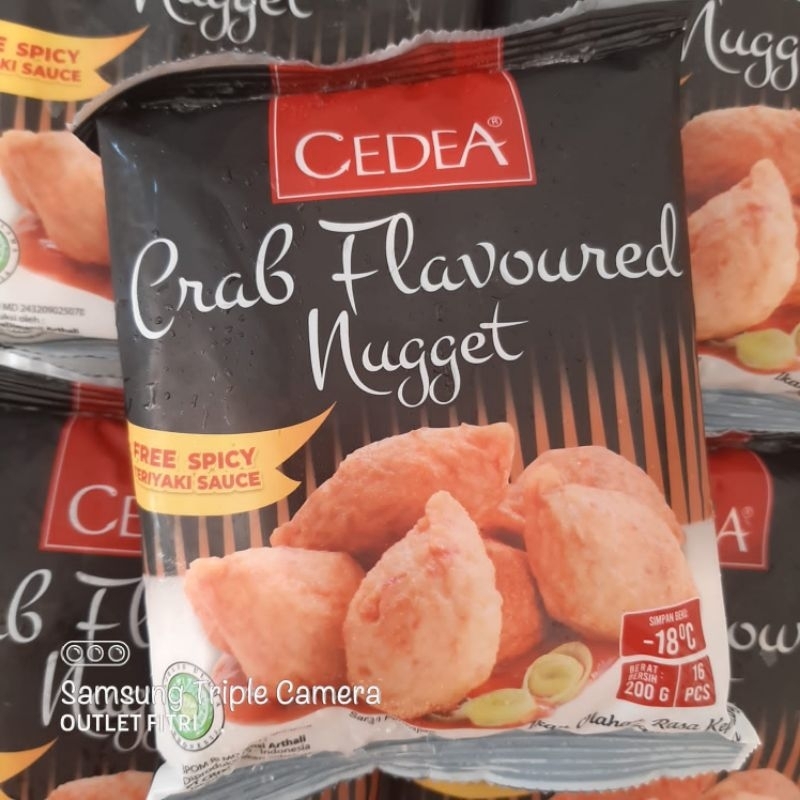 

[200gr] CEDEA Crab Flavoured Nugget - FREE Spicy Teriyaki Sauce