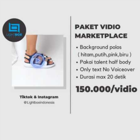 PAKET VIDEO MARKETPLACE | Jasa Video Produk