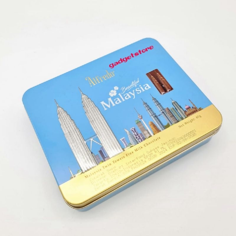 

Alfredo Coklat Susu logo Twin Towers 80g