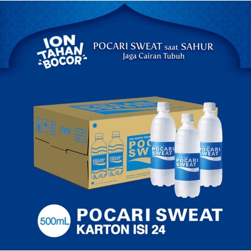 

Pocari Sweat Minuman Isotonik 500ml Dus (24 Botol)