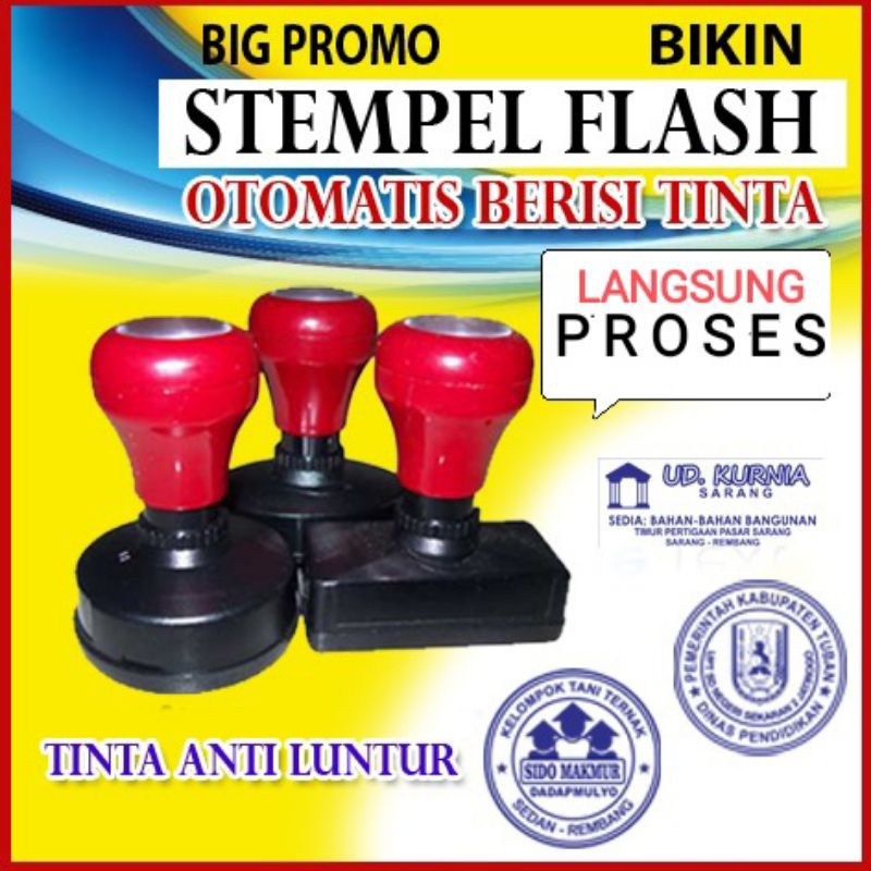 

Promo Bikin Stempel Flash / Stempel Otomatis Tanpa Bantalan