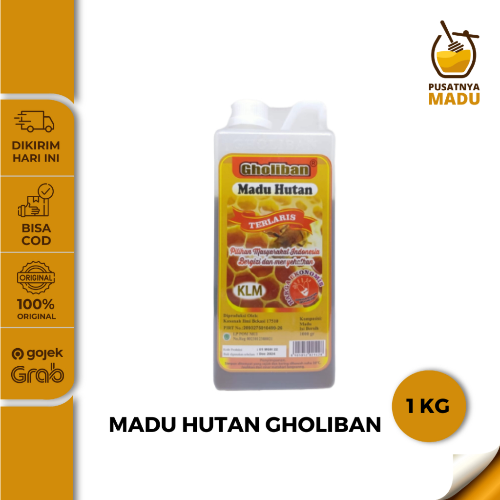 

Madu Hutan GHOLIBAN Kalimantan KLM 100% Asli 1kg Original