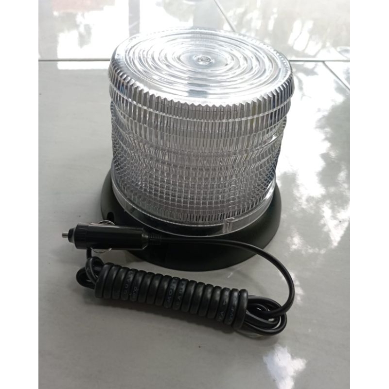 LAMPU ROTARY MAGNET 2 MODE 1X KEDIP TOPLES BESAR 2X KEDIP 12VOLT DAN 24VOLT