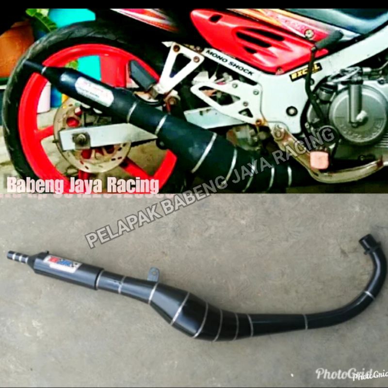knalpot suzuki satria 2 tak RGV 120 RGX 120 Stinger 120 Akira 120 hiu ru lscm lumba telo dop
