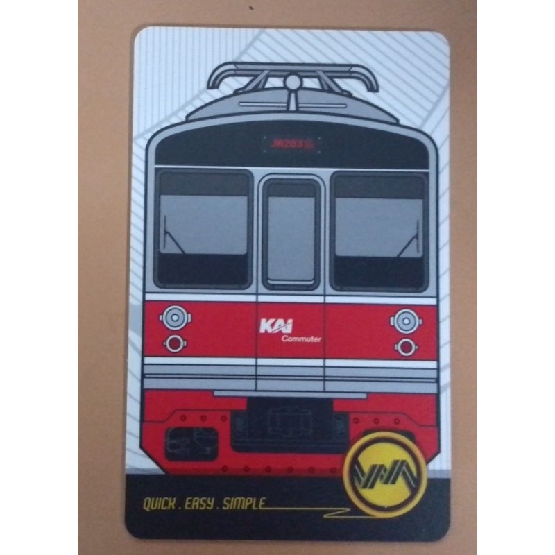 kartu kereta api/kmt/kartu tiket /kartu emony/kartu lrt/mrt/busway