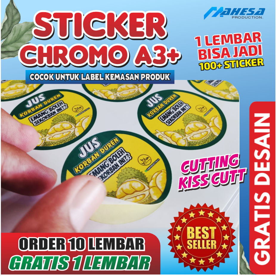 

STICKER LABEL CUTTING A3+ TERMURAH !!! ( BISA COD )