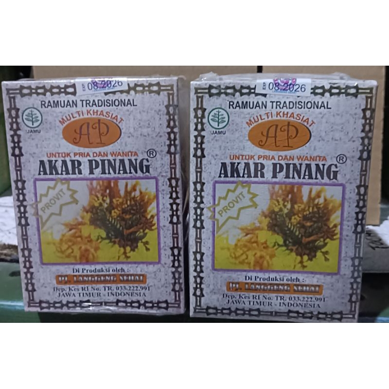 herbal akar pinang jamu serbuk