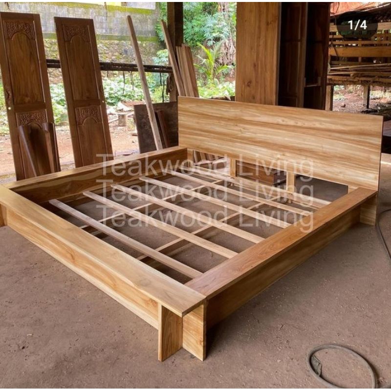 Dipan Minimalis Kayu Jati 200x200