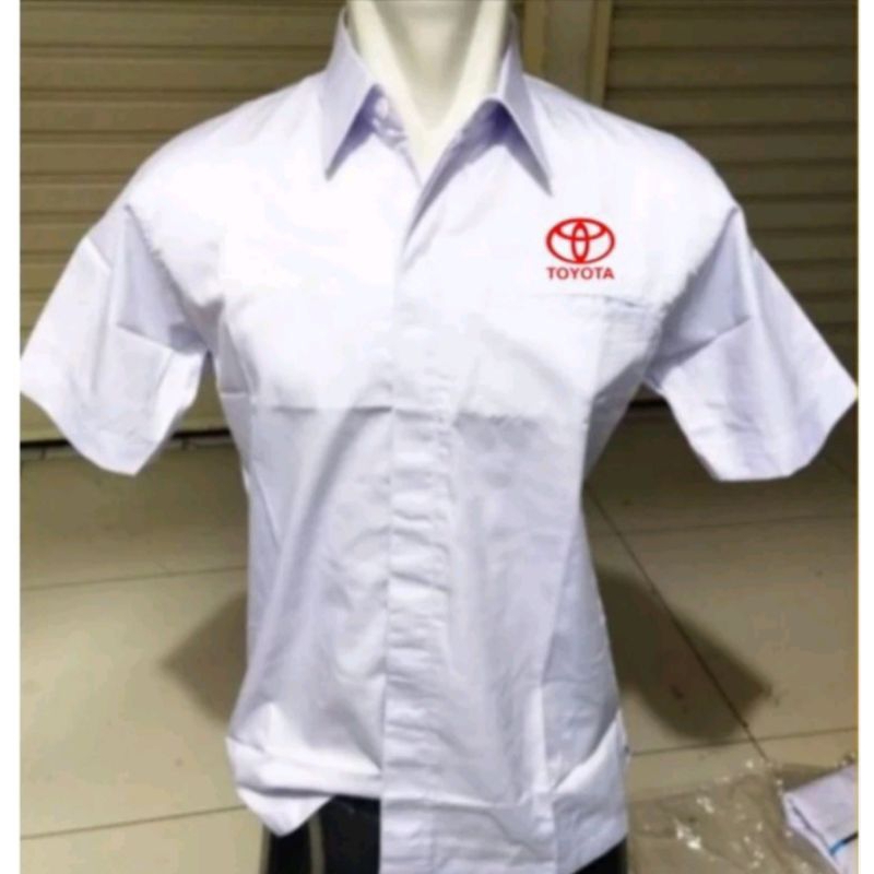 KEMEJA TOYOTA SERAGAM TOYOTA BAJU PDH TOYOTA BORDIRAN.