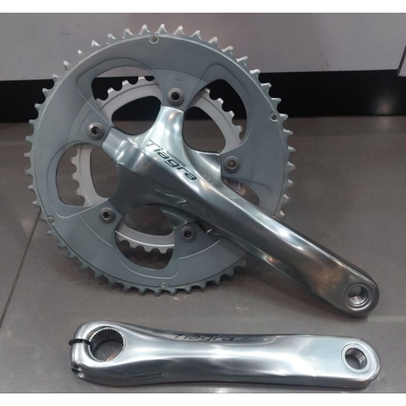 Crank Gear Depan Shimano Tiagra 4650 50-34T 172.5mm Silver Tanpa BB