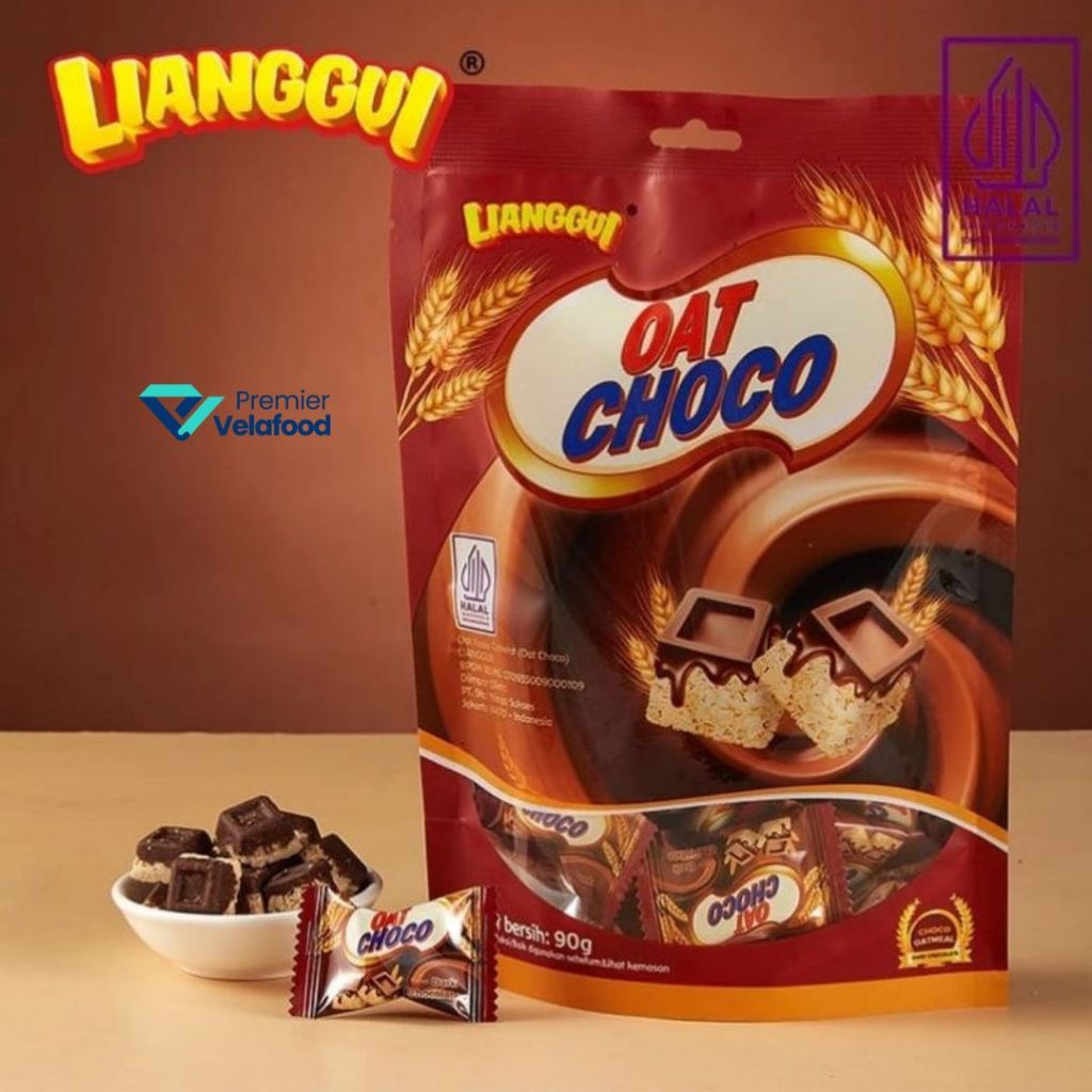 

[HALAL] LIANGGUI OATMEAL DARK CHOCO I OAT RASA DARK COKLAT - 90g