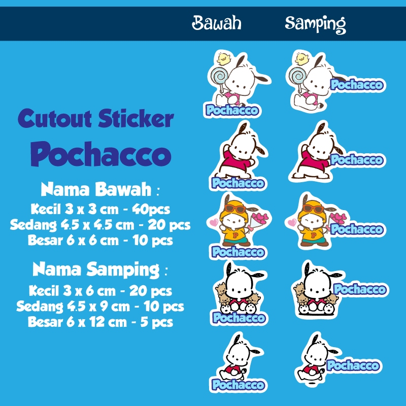 

Sticker nama cutout ekonomis