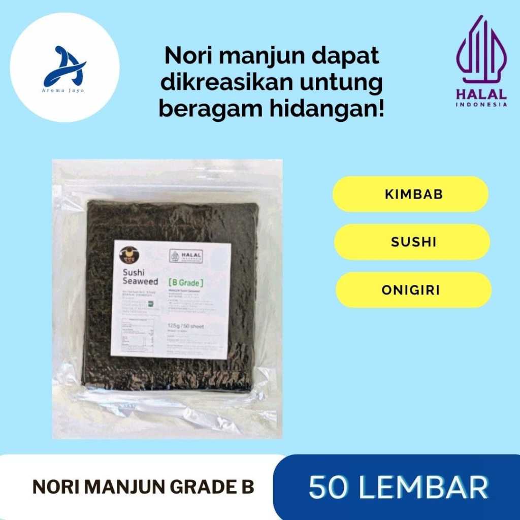 

Manjun Yaki Sushi Nori Grade B 50's