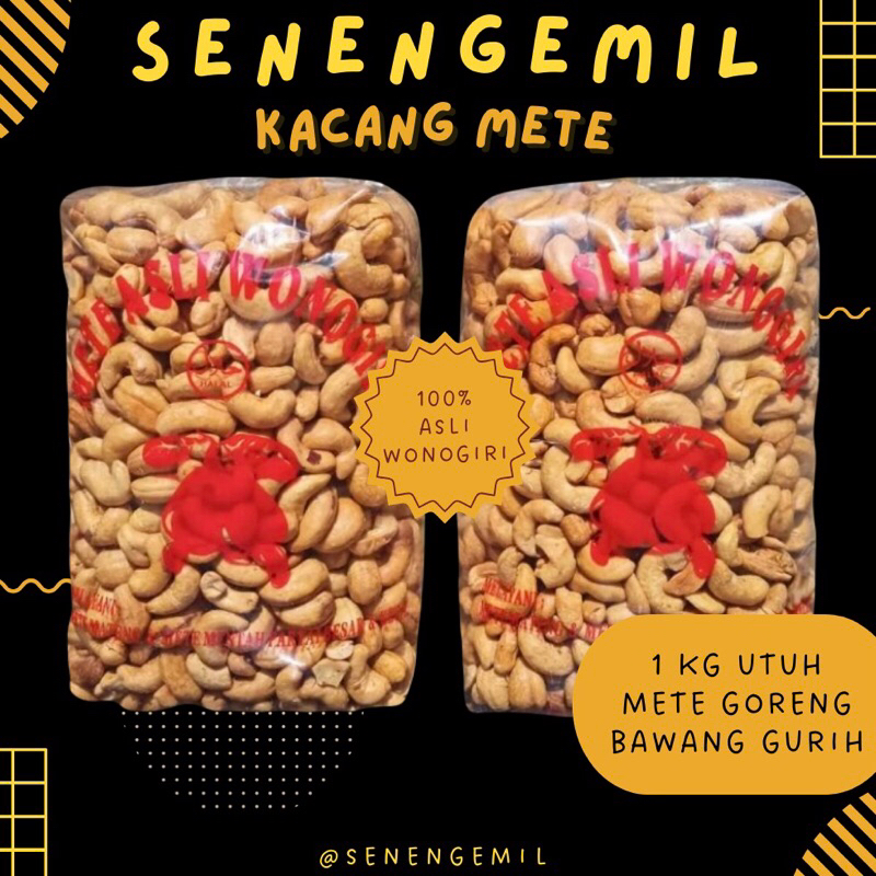 

KACANG METE GORENG PREMIUM ASLI WONOGIRI By Senengemil