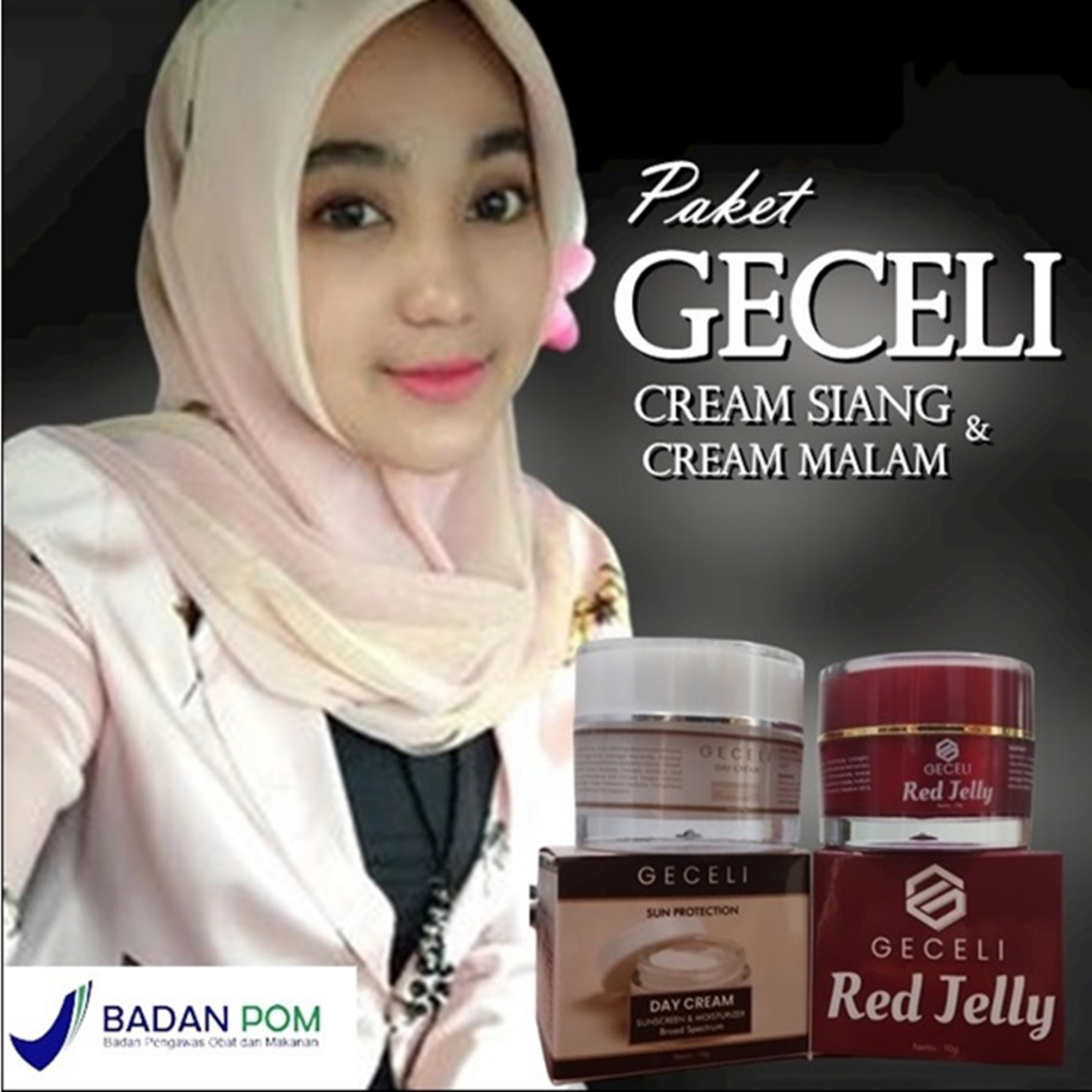 Krim Red Jelly CREAM PELEMBAB BIKIN CANTIK - CREAM SIANG MALAM - BPOM KRIM KINCLONG DAN GLOWING - CR