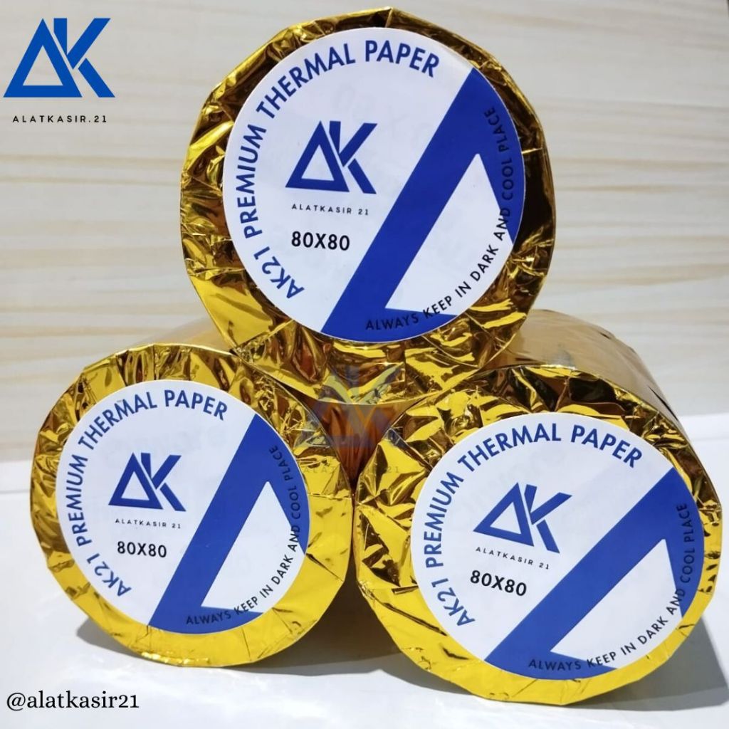 

KERTAS STRUK TERMAL 80x80 MM AK21 KEMESAN GOLD
