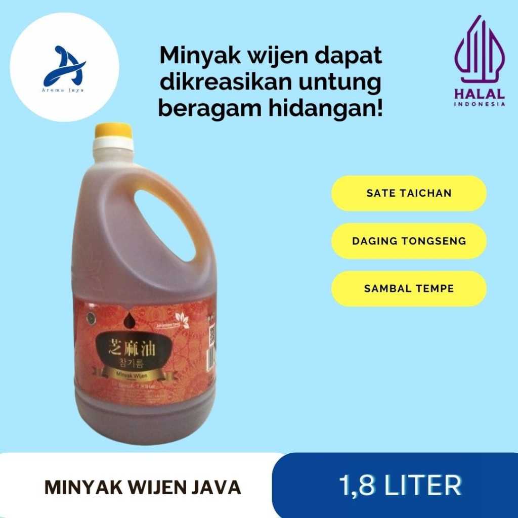 

MINYAK WIJEN 100% 1.8 LT / SESAME OIL KOREA