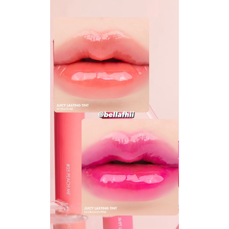 [ Bellafhii ] ORIGINAL RESMI WEB! ROMAND JUICY LASTING TINT PEACH ME / DRAGON PINK / PEACH HONEY B N