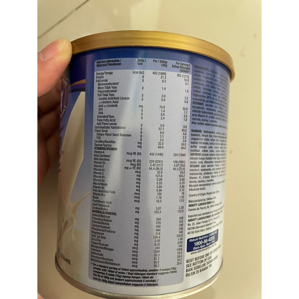 (OKT 2027) Abbott ProSure Vanilla Milk 380gr