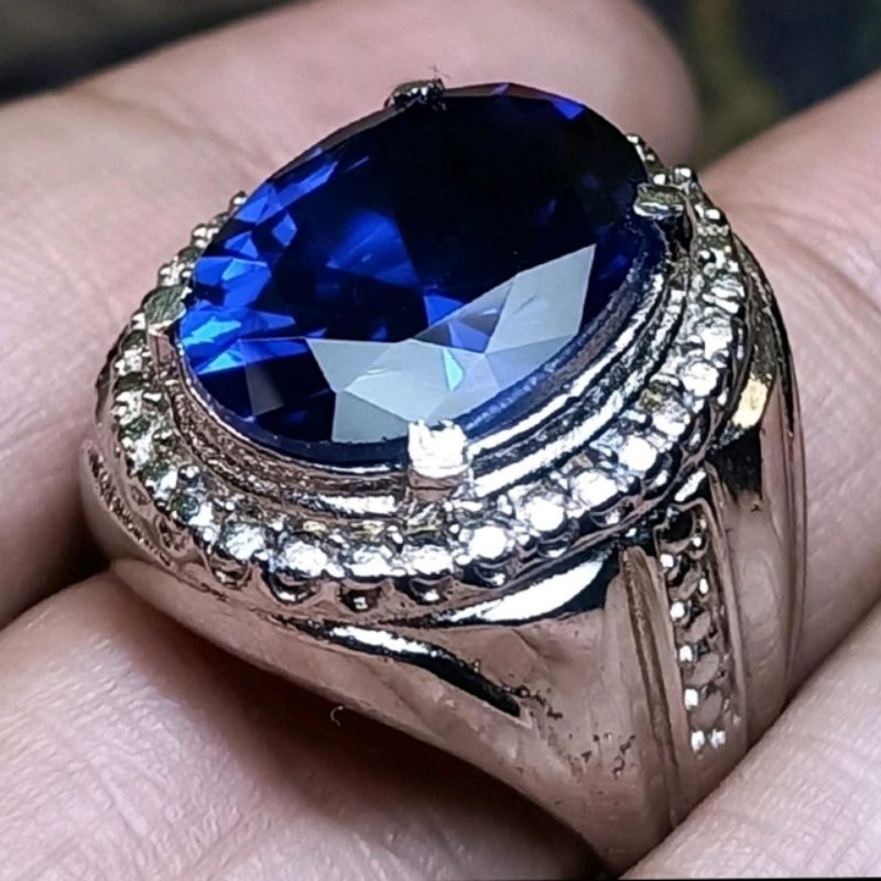 Cincin king safir cutting