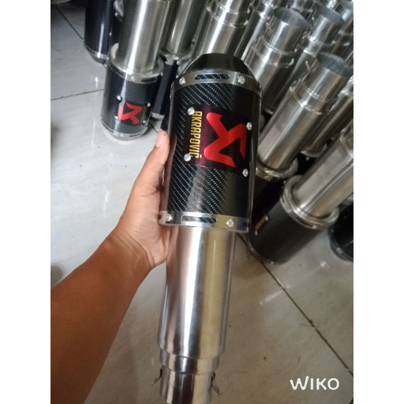 silincer knalpot racing akrapovic gp lorenzo r15 r25 vixion cbr150 cbr250