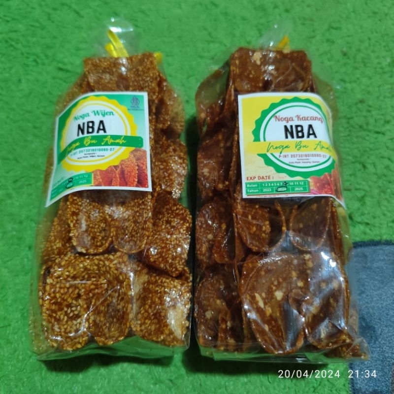 

noga kacang manis noga wijen manis