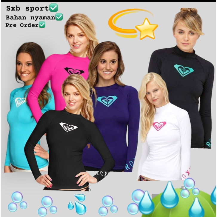 SETELAN SENAM AEROBIC WANITA  TERBARU BAHAN IMPORT ORI SXB SPORT INDONESIA SXB ROXY