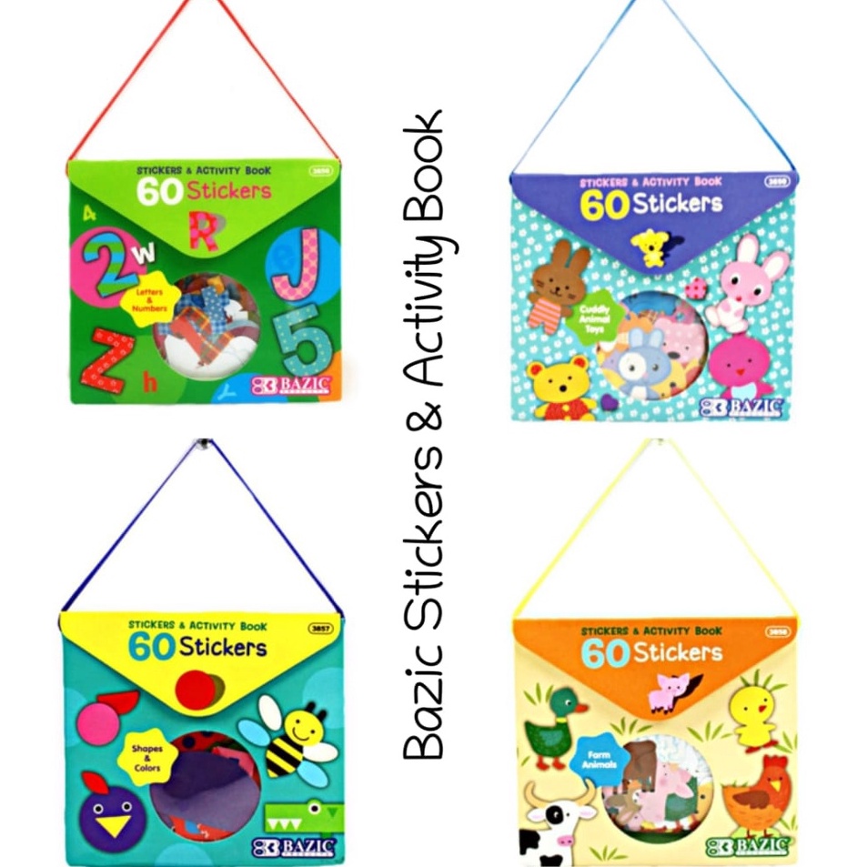 

Hadir Terupdate Bazic 6 Stickers Activity Book Stiker dan Buku Aktivitas Anak