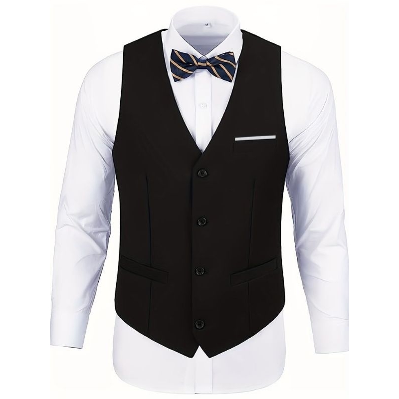 RB vest formal pria hijau army/vest kantoran/vest wedding/vest casual