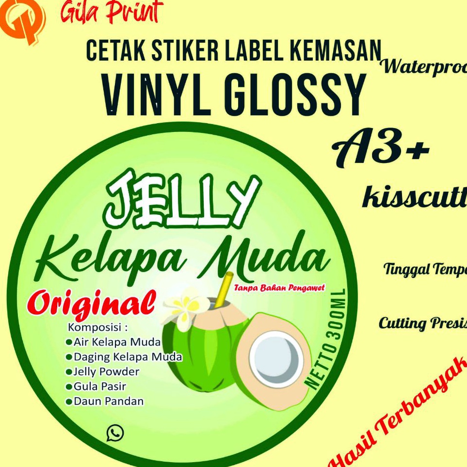 

Garansi Aman CETAK STIKER VINYL GLOSSY PRINT LABEL KEMASAN BENING STIKER SEGEL LABEL MAKANAN TOPLES CUSTOM LABEL KEMASAN BOTOL MINUMAN STIKER LABEL VINYL A3 PRINT LABEL CUSTOM STICKER LABEL KEMASAN PRINT STIKER LABEL KEMASAN MURAH