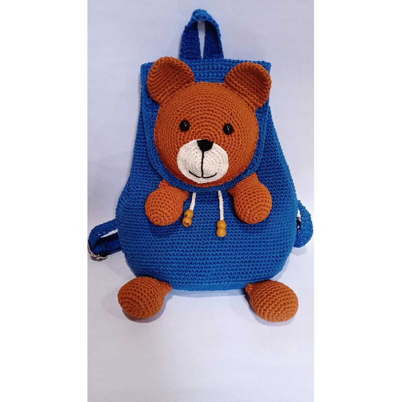 tas rajut anak / backpack rajut anak