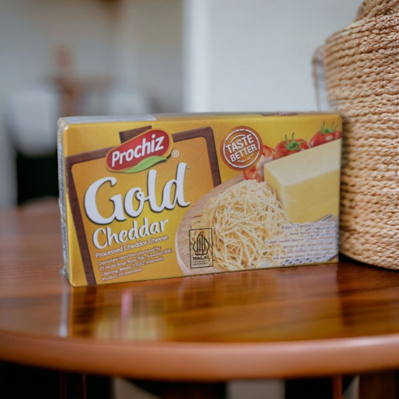 

Prochiz Gold 160gr - Keju Prochiz Gold Cheddar