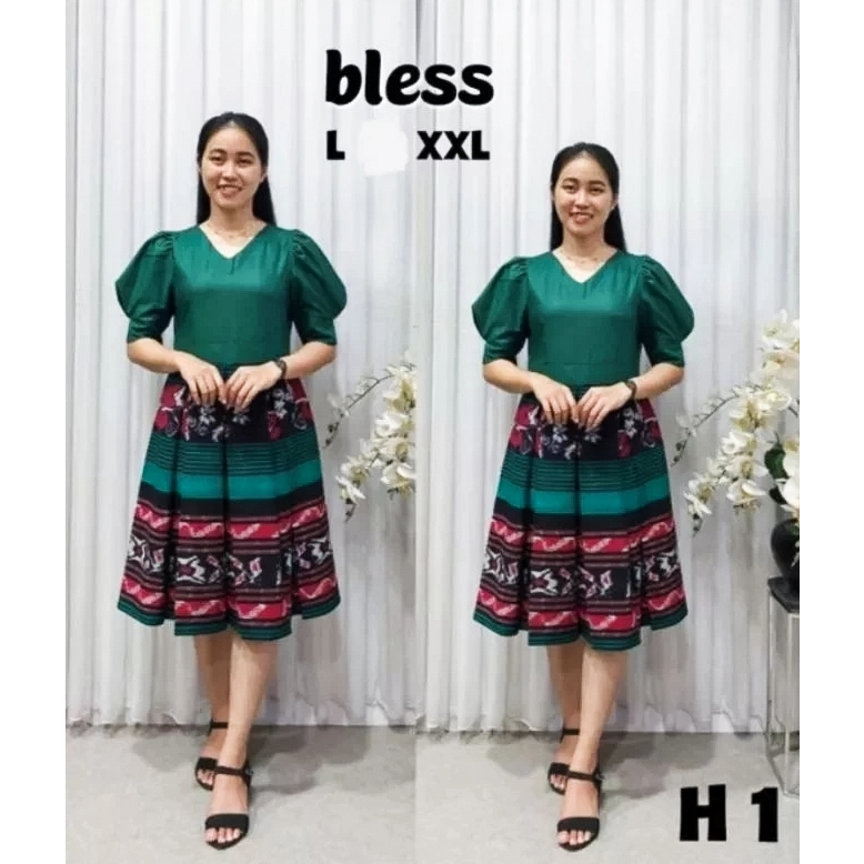 Dress wanita wiru dress tenun wanita