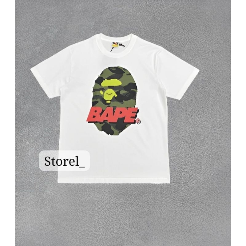 KAOS BAPE A BATHING APE T-SHIRT BAPE UNISEX MIRROR 1:1 PREMIUM