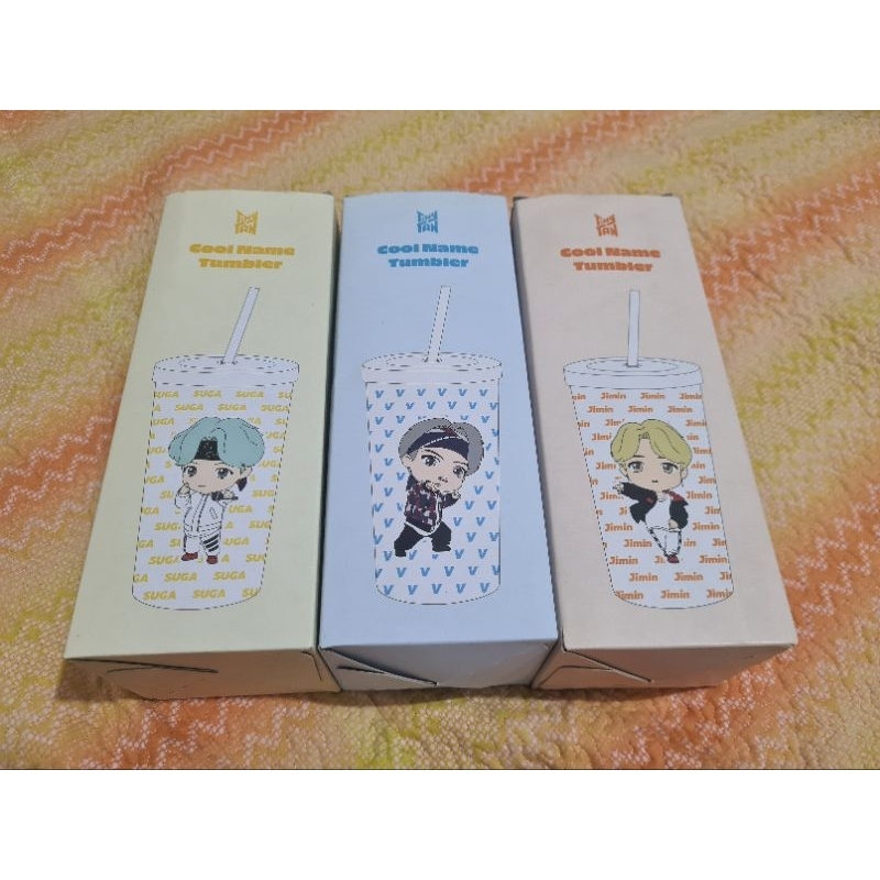 TUMBLER TINY TAN BTS ALL PERSONIL LENGKAP