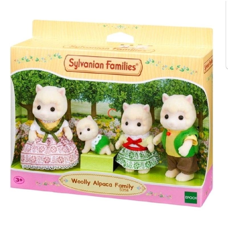 Sylvanian Families Woolly Alpaca Family