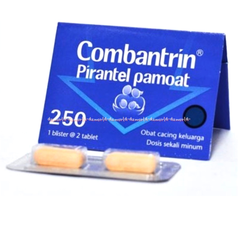 Combantrin 2tablet Pirantel Pamoat Obat Cacing Keluarga Dewasa Infeksi Cacing Kremi Gelang Tambang C