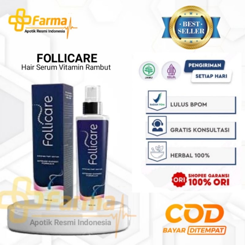 FOLLICARE DISTRIBUTOR RESMI INDONESIA - FOLLICARE ASLI ORIGINAL - FOLLICARE HAIR SERUM VITAMIN PENUM