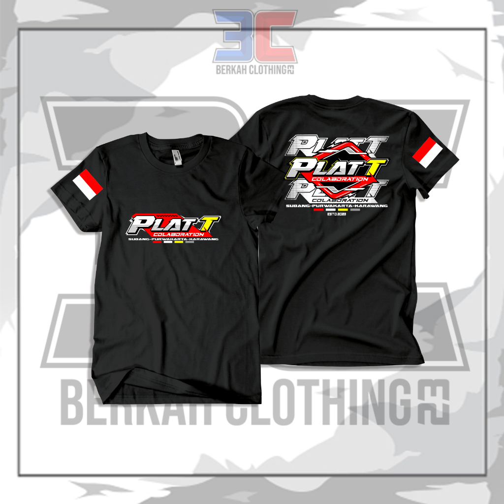 Kaos T-Shirt Plat T Colaboration Subang-Purwakarta-Karawang