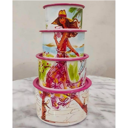 Miss Belle Canister Set / Toples Tupperware Original Termurah!