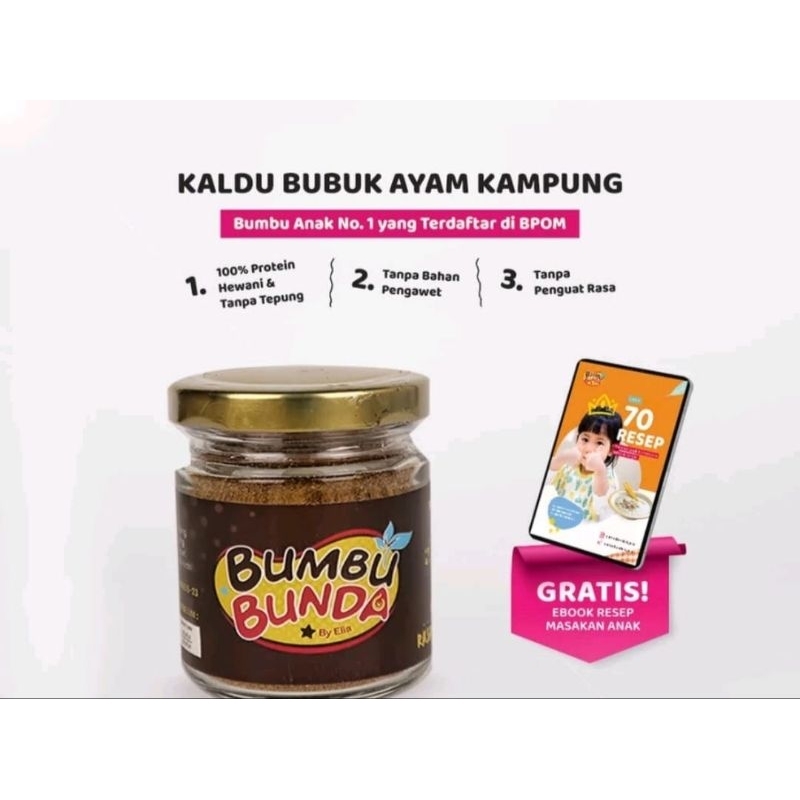 Bumbu Bunda Elia kaldu Mpasi bayi rasa ayam kampung