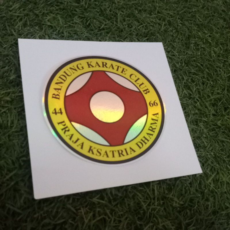 STIKER  BANDUNG KARATE CLUB/BKC/STIKER HOLOGRAM GLOSSY