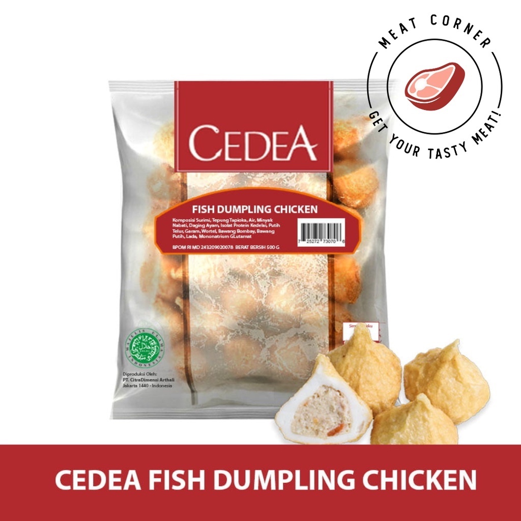 

CEDEA FISH DUMPLING CHICKEN 500 GR MEAT CORNER BNI