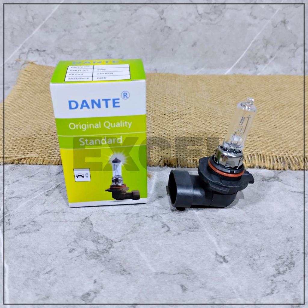 9005 - BOHLAM LAMPU HALOGEN MOBIL 9005 HB3 12V 65W - DANTE