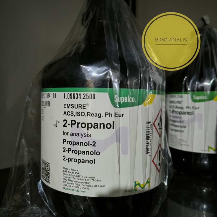 2 Propanol Pro Analis 2,5L Merck 109634 / isopropil Alkohol / Merck propanol