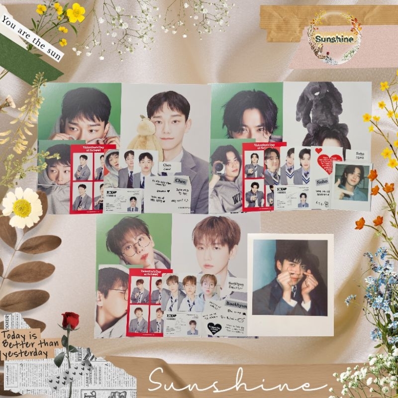 [ SHARING ] EXO SEASON GREETING 2024 SG24 POB SMSTORE | BAEKHYUN CHEN SEHUN