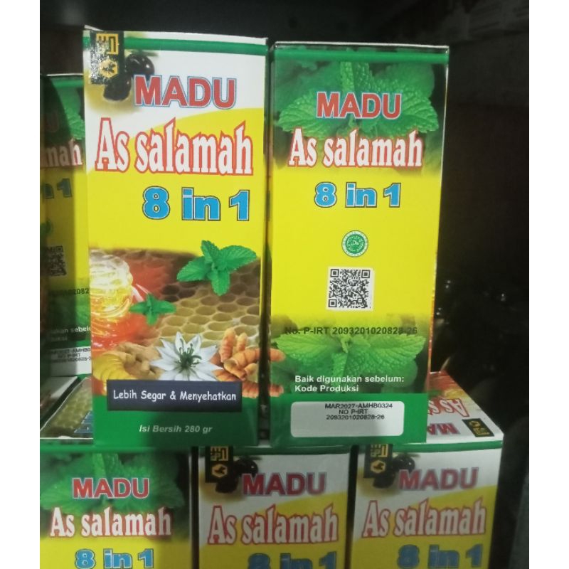 

Madu As Salamah 8 in 1//Minuman Kesehatan Madu as Salamah 280 gram